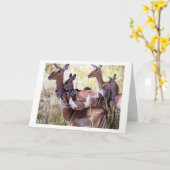 DIESE DEERGRUPPE SCHICKT IHNEN BIRTHDAY WISHES KARTE (Gelbe Blume)