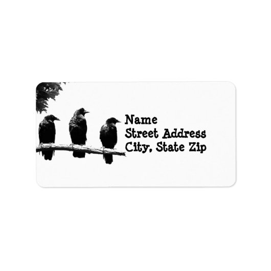 Diese drei adressaufkleber (Vorne)