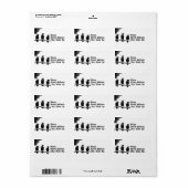 Diese drei adressaufkleber (Vorne)