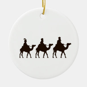 Diese drei Könige von Orient sind Weihnachten Zeic Keramikornament