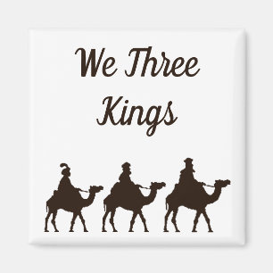 Diese drei Könige von Orient sind Weihnachten Zeic Magnet