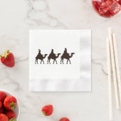 Diese drei Könige von Orient sind Weihnachten Zeic Serviette (Beispiel)