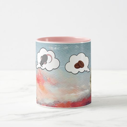 Diese dunkle Katze Tasse (Zentrum)