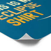 Diese Eclipse Totale Sonnenfinsternis USA Poster (Ecke)