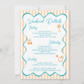 Diese Ehefrau ist ein Showgirl Bachelorette Tour Einladung (Rückseite)