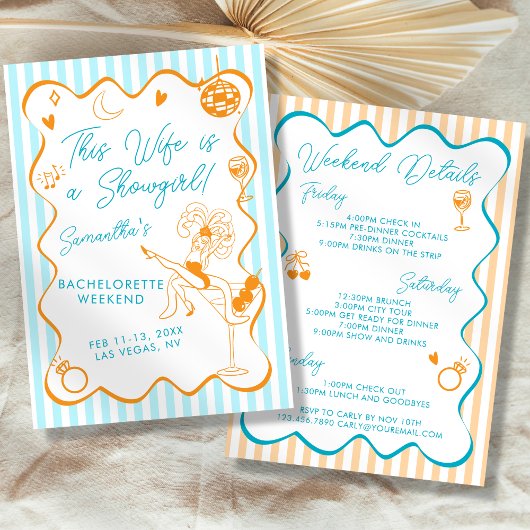 Diese Ehefrau ist ein Showgirl Bachelorette Tour Einladung