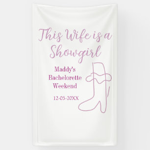 Diese Ehefrau ist eine Showgirl-Junggesellinnen-Ab Banner