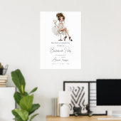 Diese Ehefrau ist eine Showgirl-Junggesellinnenabs Poster (Heimbüro)