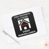 DIESE EIGENSCHAFT IST UNTER ÜBERWACHUNGSSCHALTER. QUADRATISCHER AUFKLEBER (Umschlag)