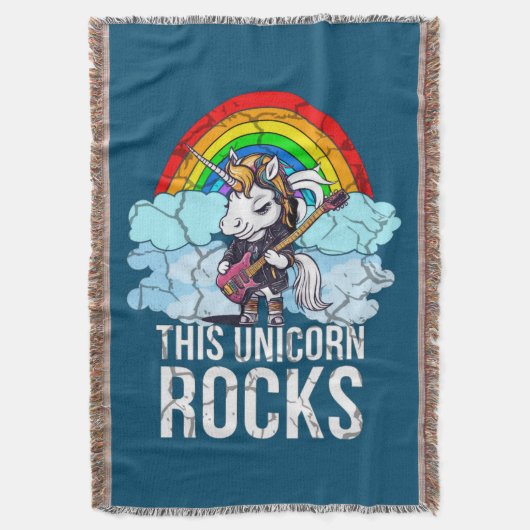 Diese Einhorngitarre Decke (Vorderseite Vertikal)