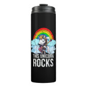 Diese Einhorngitarre Thermosbecher (Vorderseite)