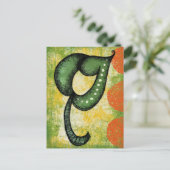 Diese einmalige leaf Postkarte (Stehend Vorderseite)