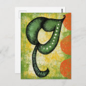 Diese einmalige leaf Postkarte (Vorne/Hinten)