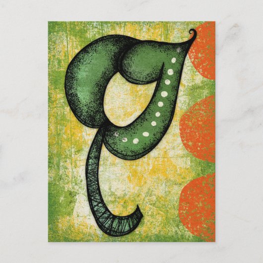 Diese einmalige leaf Postkarte (Vorderseite)