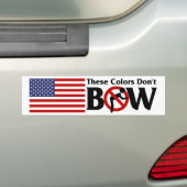 Diese Farben beugen nicht Autoaufkleber (Auf Auto)