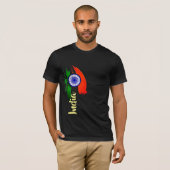 Diese Farben führen nicht die indische Flagge Tira T-Shirt (Vorne ganz)