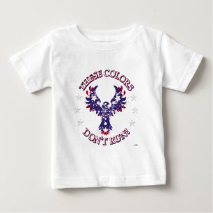 Diese Farben laufen nicht! Adlerstämme und -streif Baby T-shirt