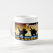 Diese Farben laufen nicht! Kaffeetasse (Vorderseite Links)