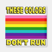 Diese Farben laufen nicht. Magnet (Vorne)