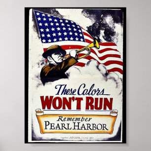 Diese Farben, laufen nicht, Pearl Harbor Poster
