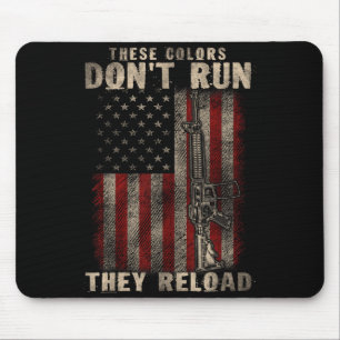 Diese-Farben laufen nicht, sie laden nach, Waffen Mousepad