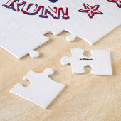 Diese Farben laufen nicht! Stern Puzzle (Seite)