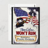 Diese Farben, nicht laufen, Pearl Harbor Postkarte (Vorne/Hinten)