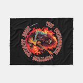 Diese Felsen für den Umweltschutz Fleecedecke (Vorderseite (Horizontal))