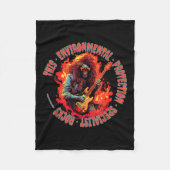 Diese Felsen für den Umweltschutz Fleecedecke (Vorderseite)