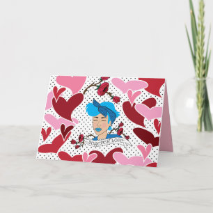 Diese Frau ist Rockin Karte