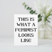 Diese Frau Postkarte (Stehend Vorderseite)