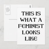 Diese Frau Postkarte (Vorne/Hinten)