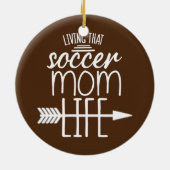 Diese Fußball-Mama Zitat Mama Zitat für Frauen Mam Keramik Ornament (Hinten)