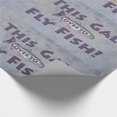 Diese Gallonen-Lieben, Fische zu fliegen! Geschenkpapier (Ecke)
