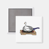 Diese Gans ist gekocht Magnet (Vorderseite/Rückseite)