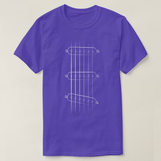 Diese gehen an elf Single Coil Electric Gitarre T-Shirt (Design vorne)