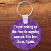 Diese gehören zur glänzenden Fluchin Schlüsselanhänger (Vorderseite)