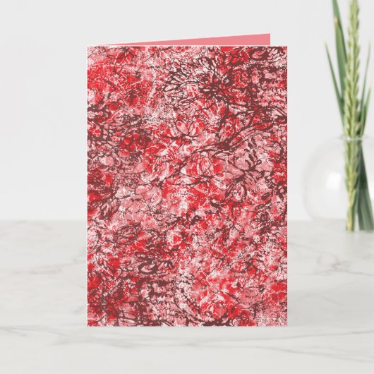 Diese geklappte Grußkarte wird jeden Augenblick ge Karte (Vorderseite)