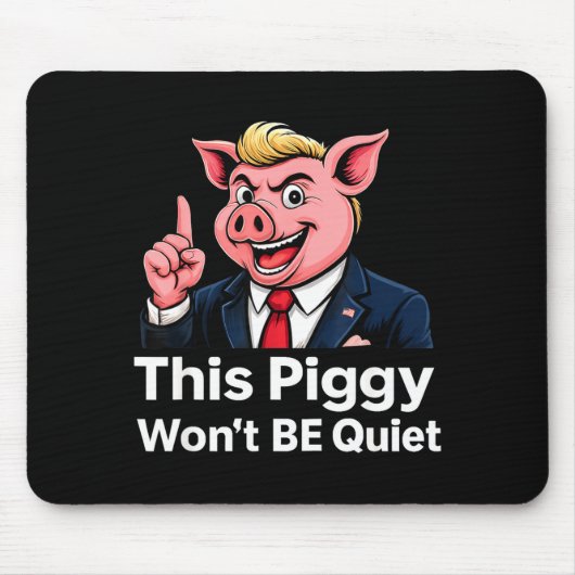 Diese Ggy Wird Nicht Still Lustige Litische Parodi Mousepad (Vorne)