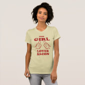 Diese Girl-Liebe Bacon T-Shirt (Vorne ganz)