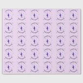 Diese Girl-Lieben Abbildung Skaten Geschenkpapier (Flach)