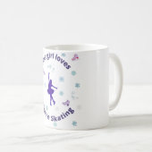 Diese Girl-Lieben Abbildung Skaten Kaffeetasse (VorderseiteRechts)