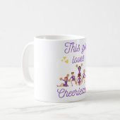 Diese Girl-Lieben Cheerleader Kaffeetasse (Vorderseite Links)