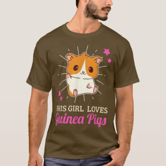 Diese Girl Lieben Guinea Schweine T - Shirt