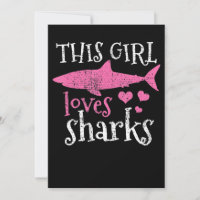 Diese Girl-Lieben Haie - Niedliche Haigeschenke