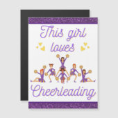 Diese Girl-Lieben machen die Magnetkarte billig (Vorne/Hinten)