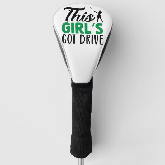 Diese Girl's Got Drive Golf Head Cover Headcover (Vorderseite)