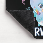 Diese Girls Lieben Narwhals Mousepad (Ecke)