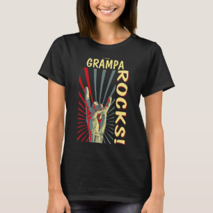 Diese Grampa Rocks Vintag Retro-Konzert 70er 80er T-Shirt