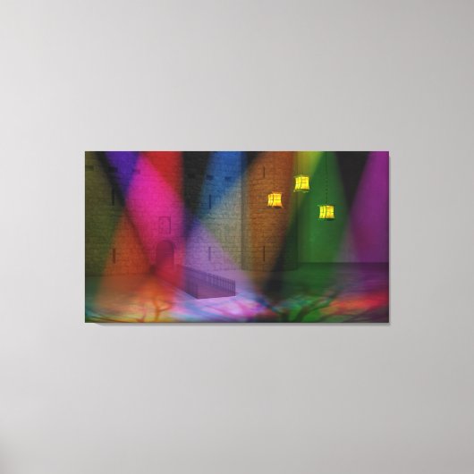 Diese großartige Bühne von Fools Canvas Print Leinwanddruck (Vorderseite)